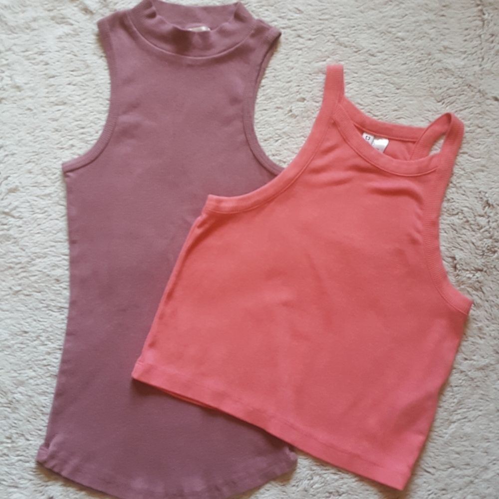 H&M Divided & Bozzolo Tank Top 2 Piece Bundle Size Small‎